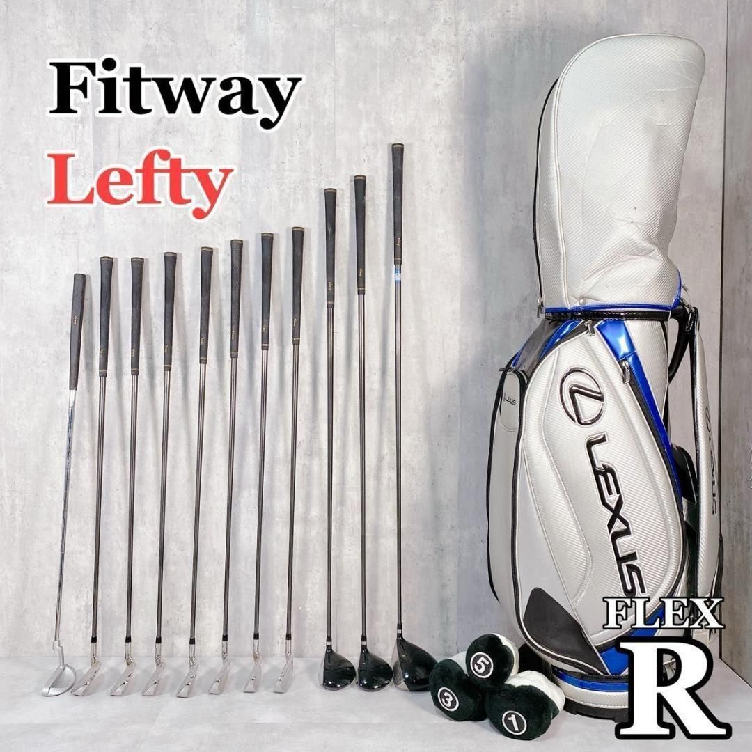W337【左利き】LEXUS Fitway メンズ ゴルフ クラブセット 15点