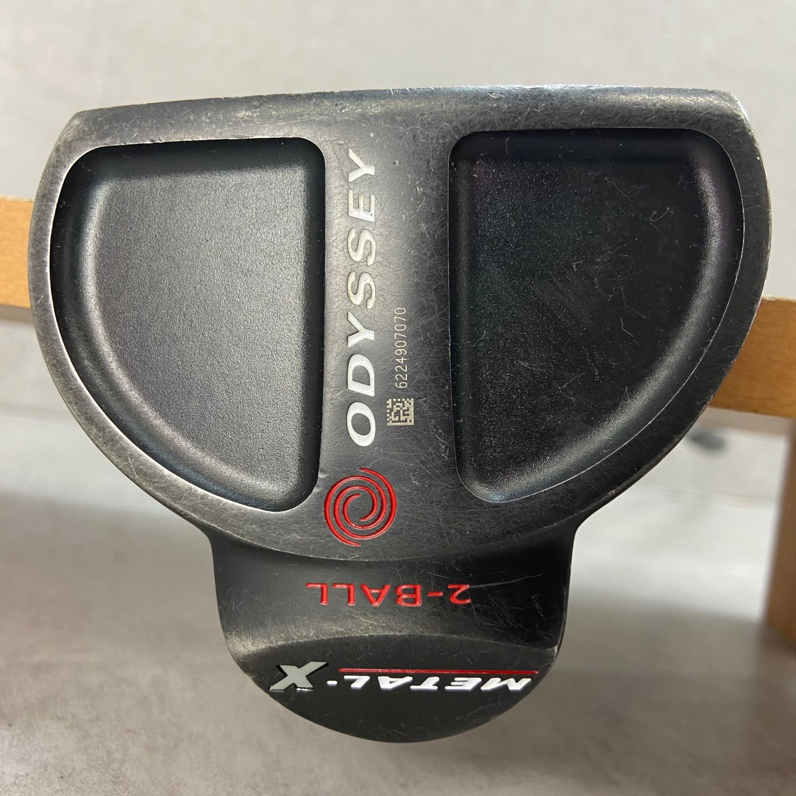 ゴルフ オデッセイ メタルX 2ボール メンズゴルフパター スチール 右