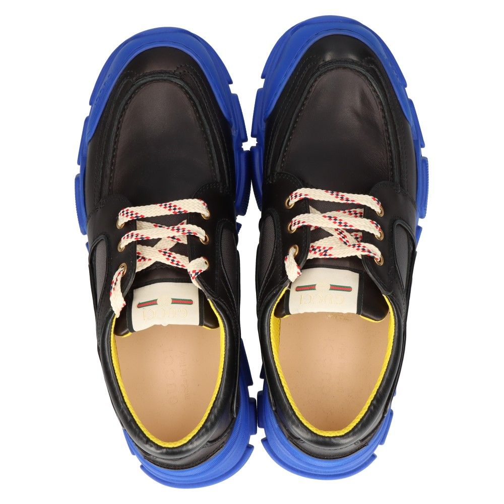 GUCCI (グッチ) BOATREK ボートレック スニーカーシューズ ブルー  