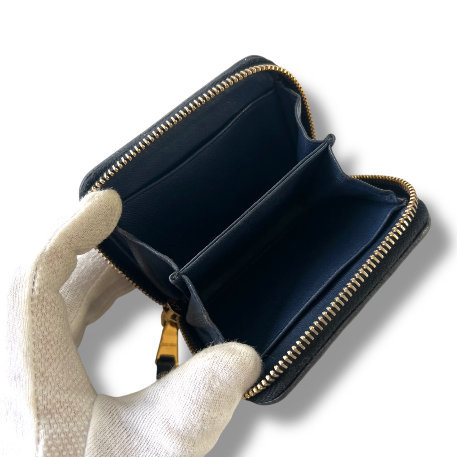 MIU MIU ブラック 二つ折り財布　ナッパレザー 楽天市場】ミュウミュウ MIU MIU ナッパレザー 財布【ブラック