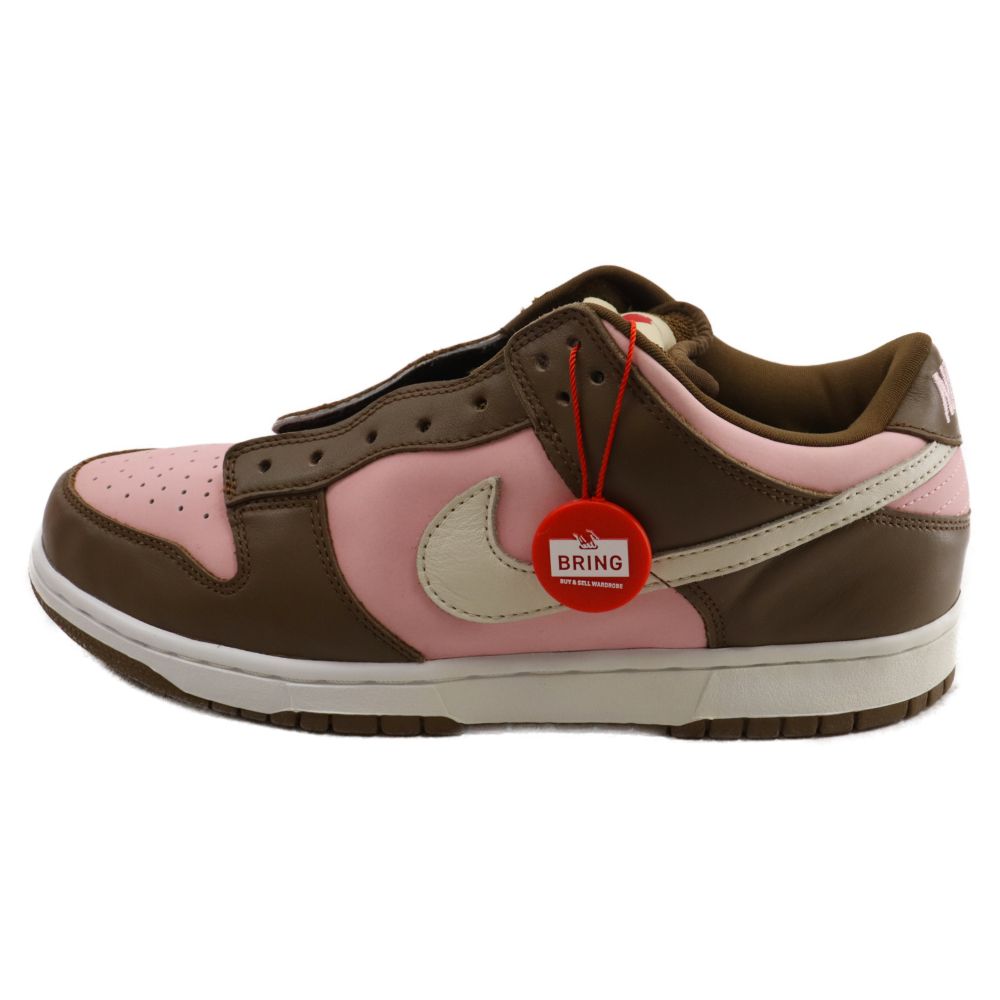 NIKE SB (ナイキエスビー) ×STUSSY DUNK LOW PRO CHERRY ダンク ステューシー チェリー ローカットスニーカー  US10.5/28.5cm ピンク/ブラウン 304292-671 - メルカリ