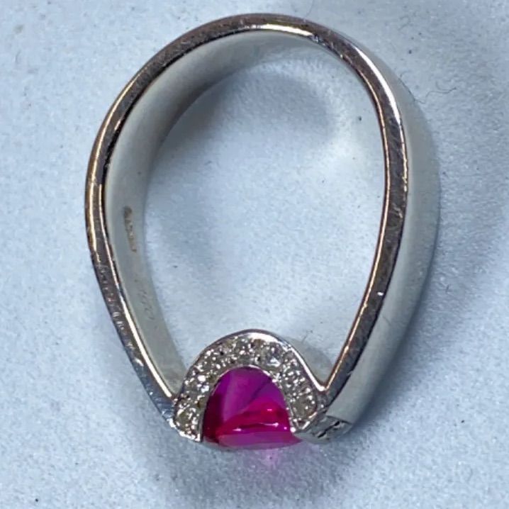 希少】Pt900 ルビー・ダイヤモンドリング R:0.5ct D:0.18ct - メルカリ
