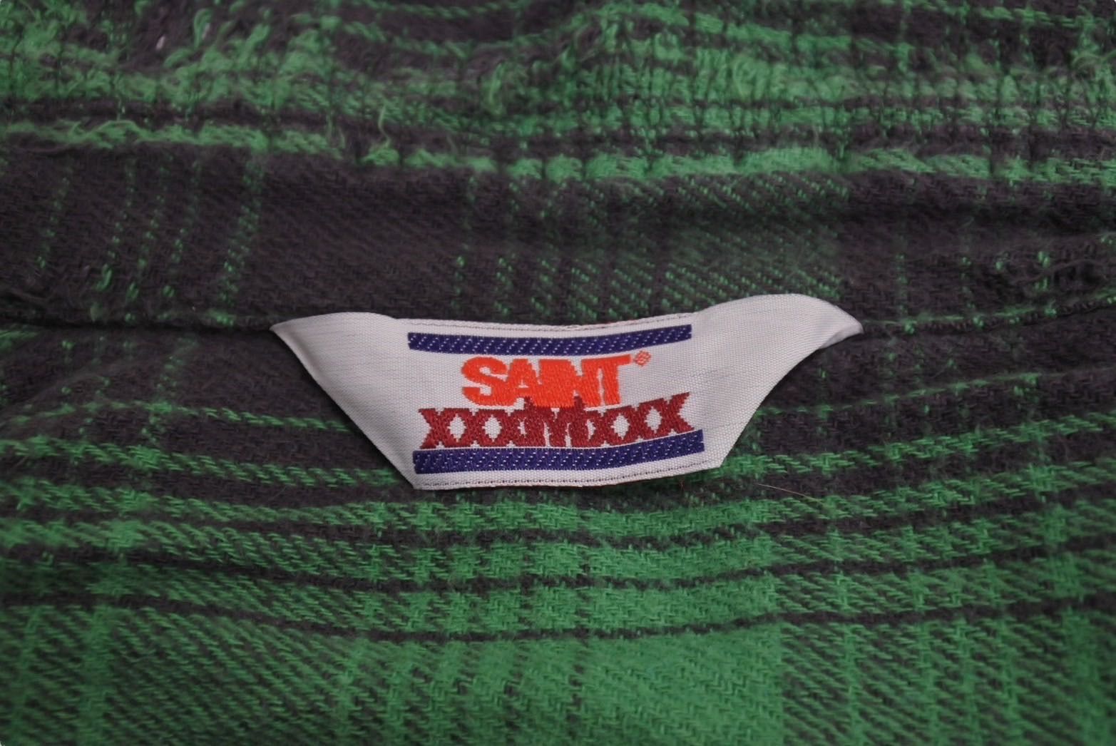 saint mxxxxxx セントマイケル FRNL CHECK SHIRTS FRNL チェックシャツ
