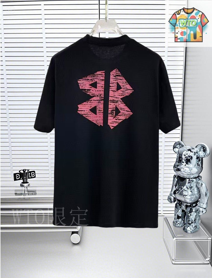 今日特価】Balenciaga バレンシアガ 25SS ロゴプリント T シャツ