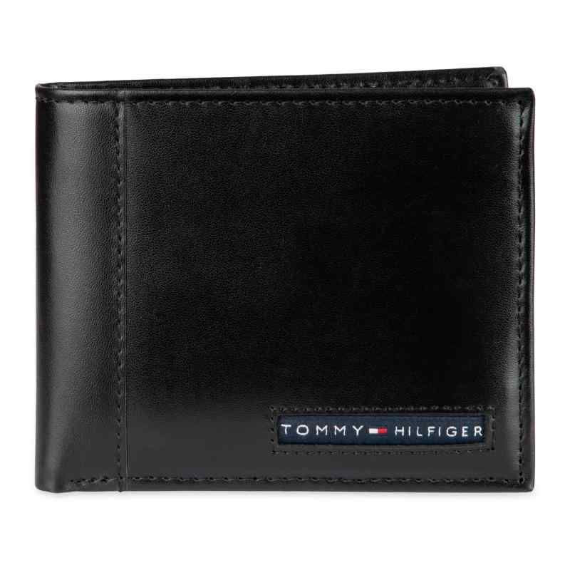 Tommy Hilfiger トミーフィルフィガー 財布 メンズ 財布 Men s Leather Ranger Pass case Wallet Black