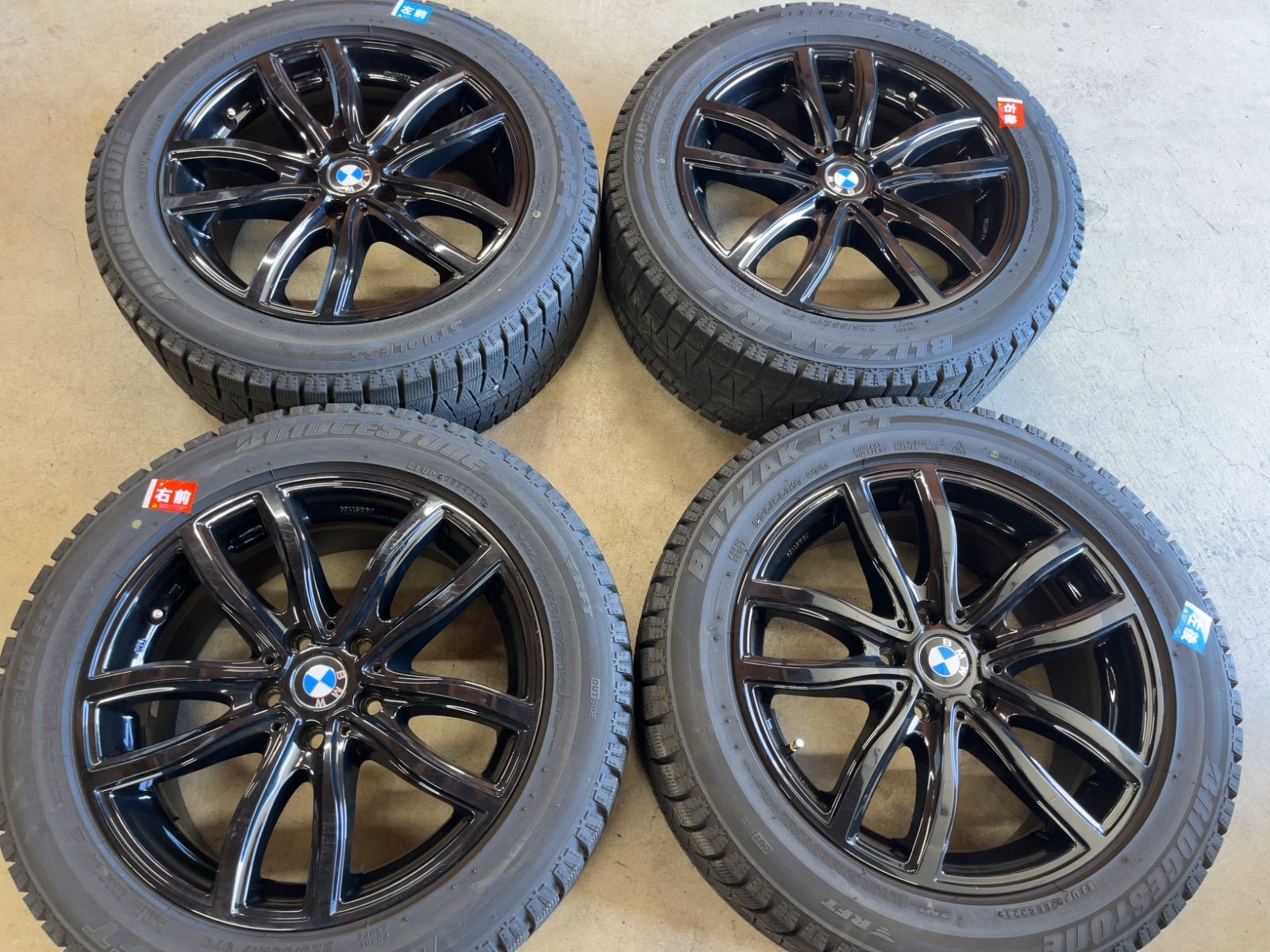 BMW X1 F48 X2 F39 BS RFT ブラック 17インチ 4本セット