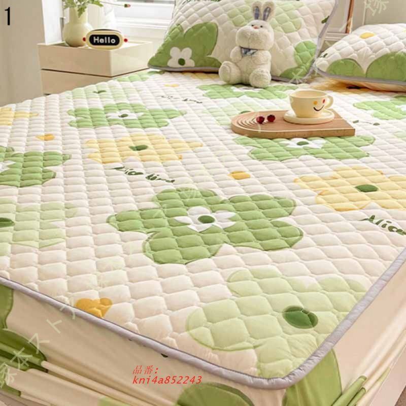 フランネル パッドシーツ シングル オールシーズン 柔らかな肌触り 毛玉なし 軽量 ボアフ春 中わた 薄い手 しきぱっと 敷パッド 冬用 水洗いキルト kni4a852243