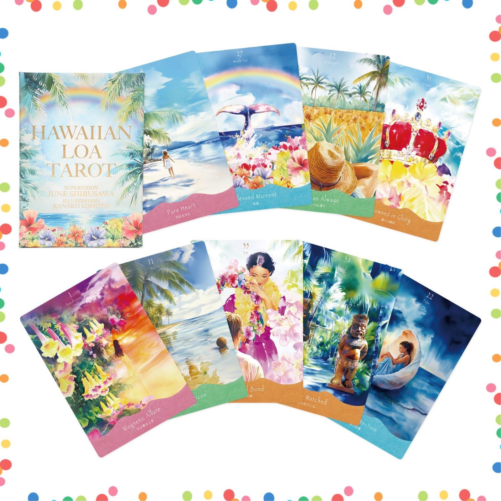 リーシャ 占い 日本語解説書付 オラクルカード ハワイアン タロットカード オリジナル 監修 ジューン澁澤 Liisha