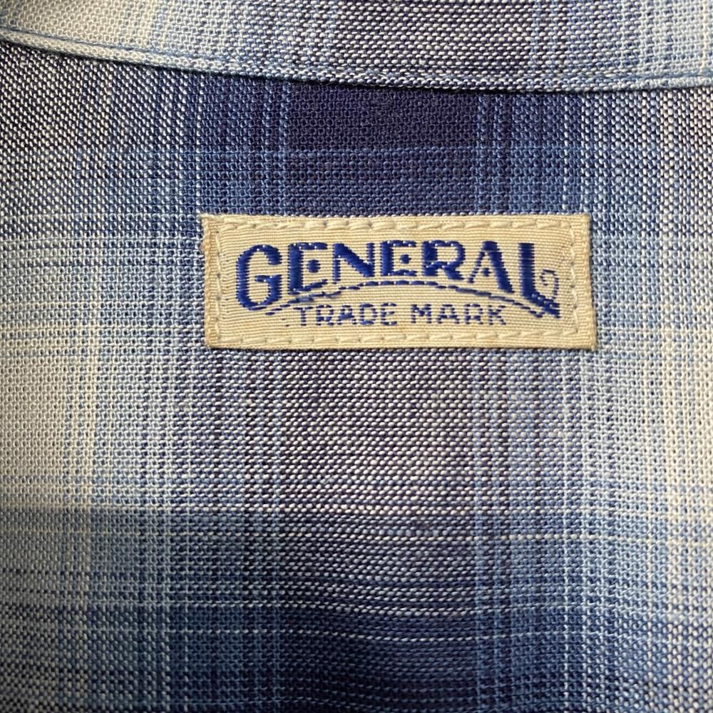 中古】GENERAL by lemontea オンブレチェックレーヨンオープンカラー