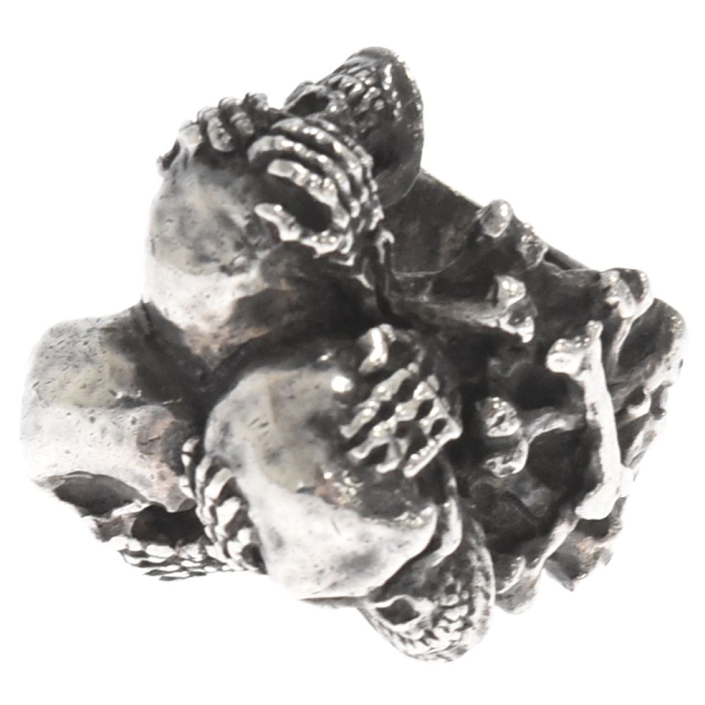 CRAZY PIG (クレイジーピッグ) THREE WISE SKULL RING スリー
