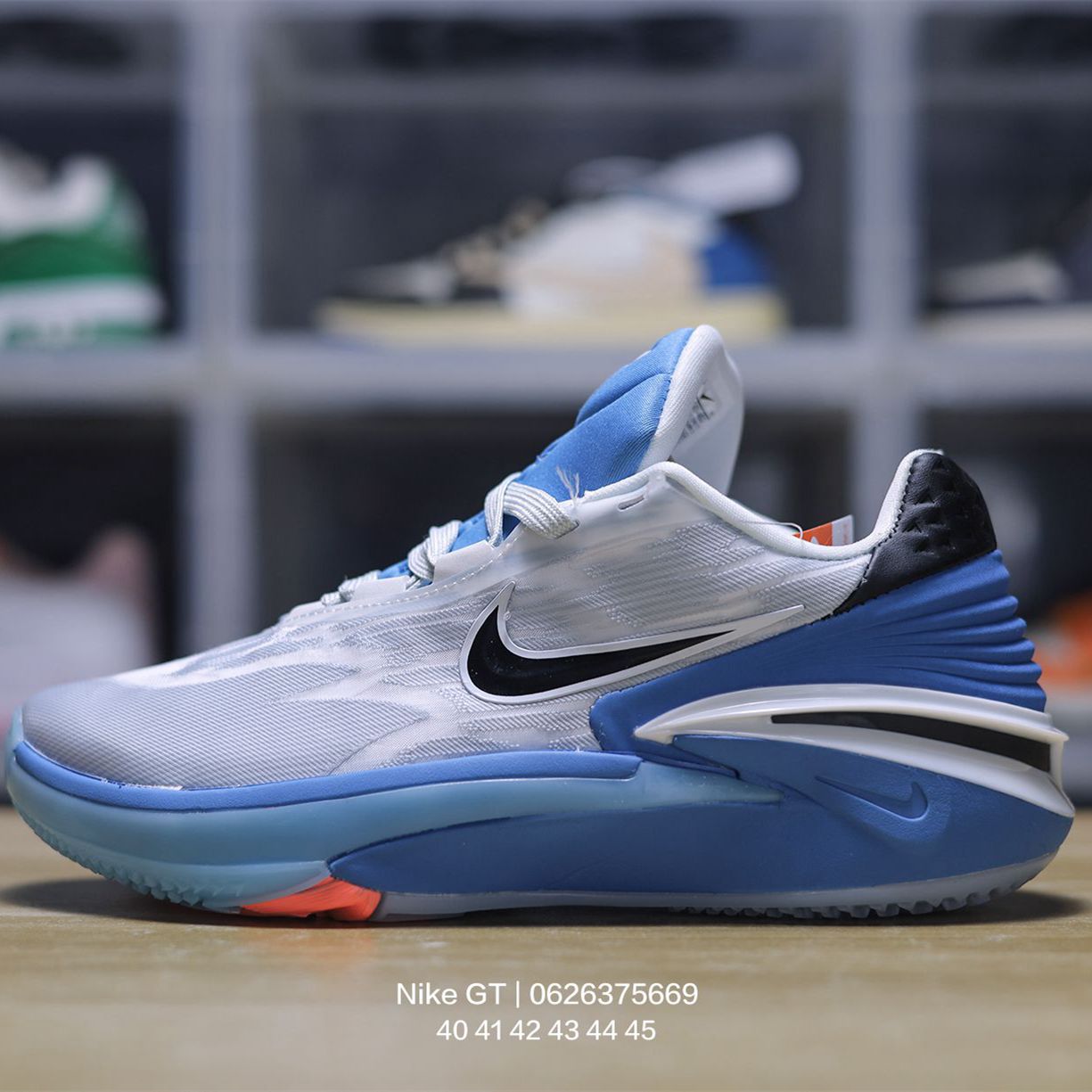 Nike Air Zoom G.T. Cut 2ナイキ エア ズーム G.T. カット 2 ライトニングブルー ロートップ バスケットボールシューズ  メンズ・レディース 青・白 - メルカリ