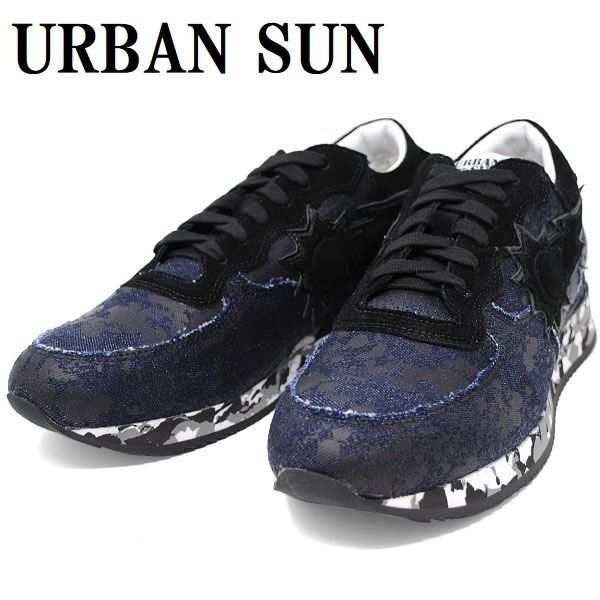 アーバンサン URBAN SUN ANDRE 126 アンドレ スニーカー 靴 シューズ ランニングモデル ローカット メンズ 39 40 41  ネイビー - メルカリ