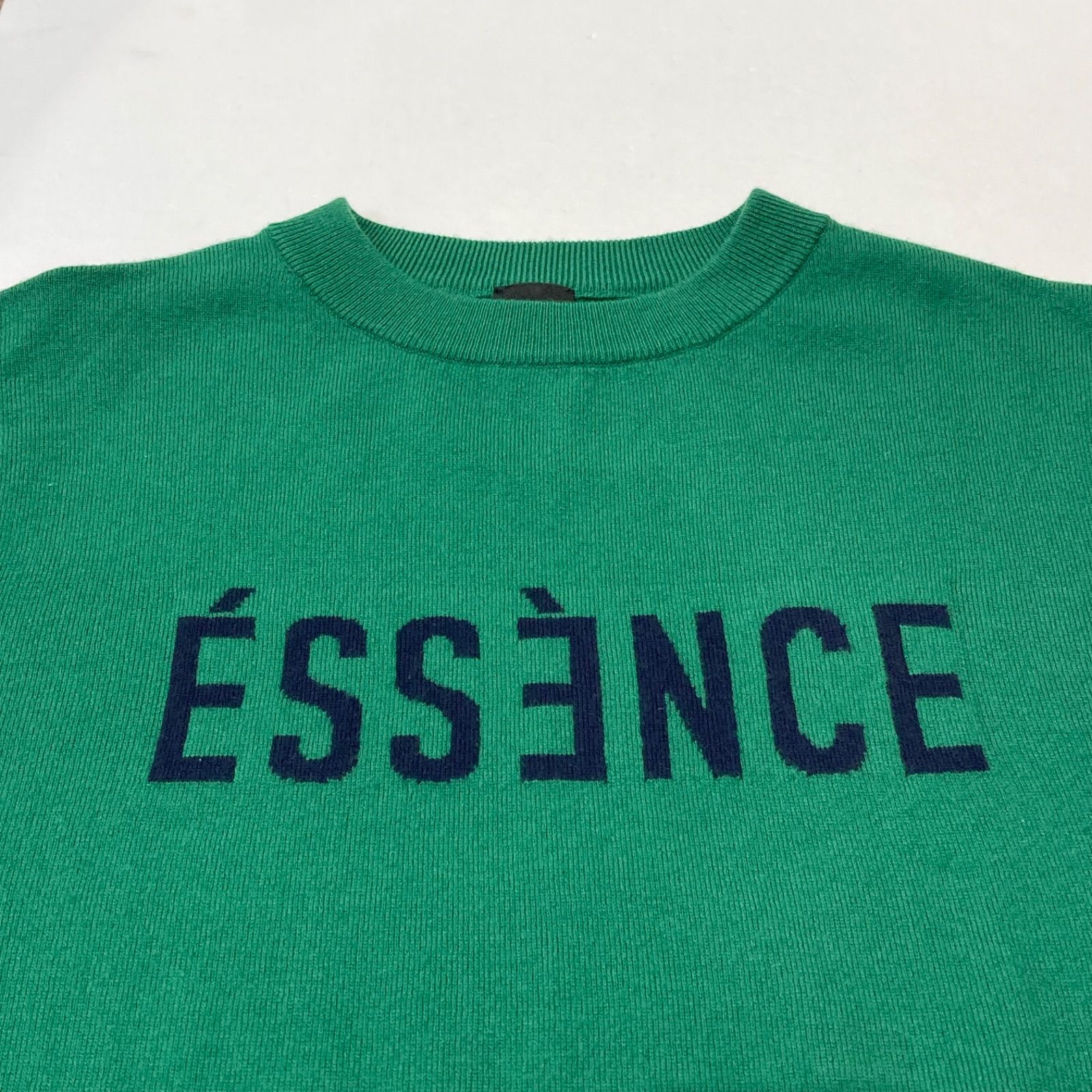 スピックアンドスパン エッセンス ロゴニット グリーン