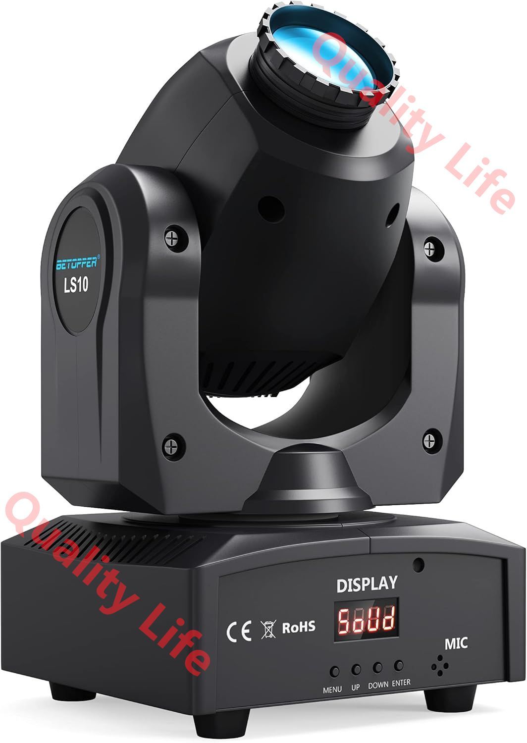 舞台照明 ステージライト LED 回転 8色 ムービングライト 9|11チャンネル DMX512 |サウンドアクティベートDJ Party Light for|舞台|ディスコ|パーティー|KTV|結婚式|クラブ|バー LS10