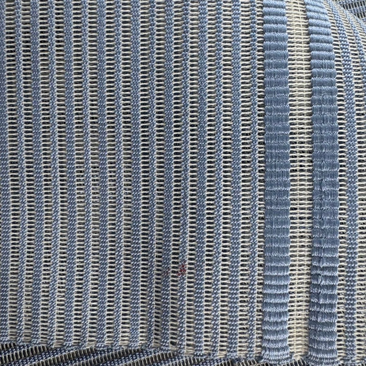 夏帯　名古屋帯　藍　縦縞 nag1055k-3301_1.jpg