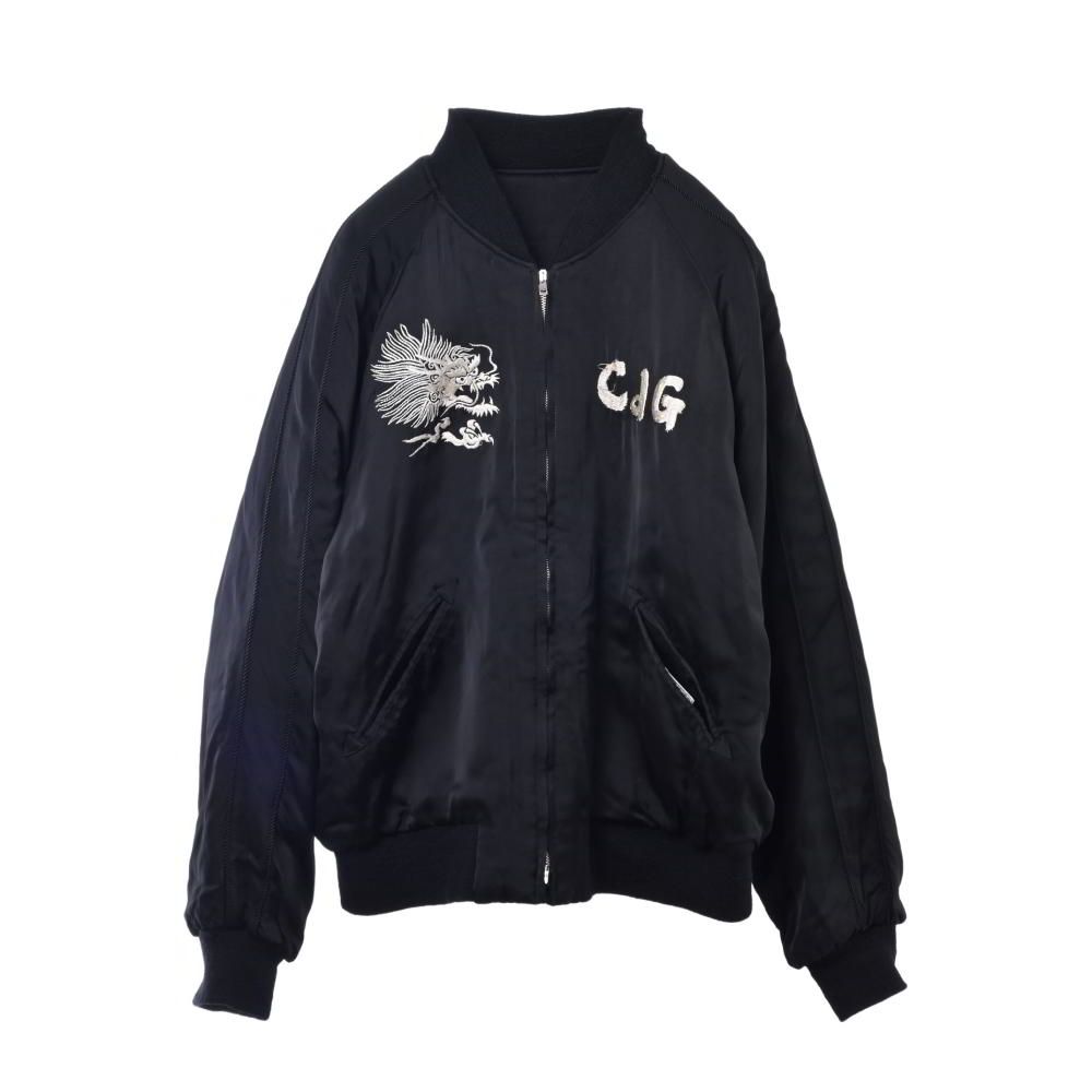 【BLACK COMME des GARCONS】リバーシブルスカジャン COMME des GARCONS × 港商 KOSHO 青山店限定 リバーシブル スカジャン