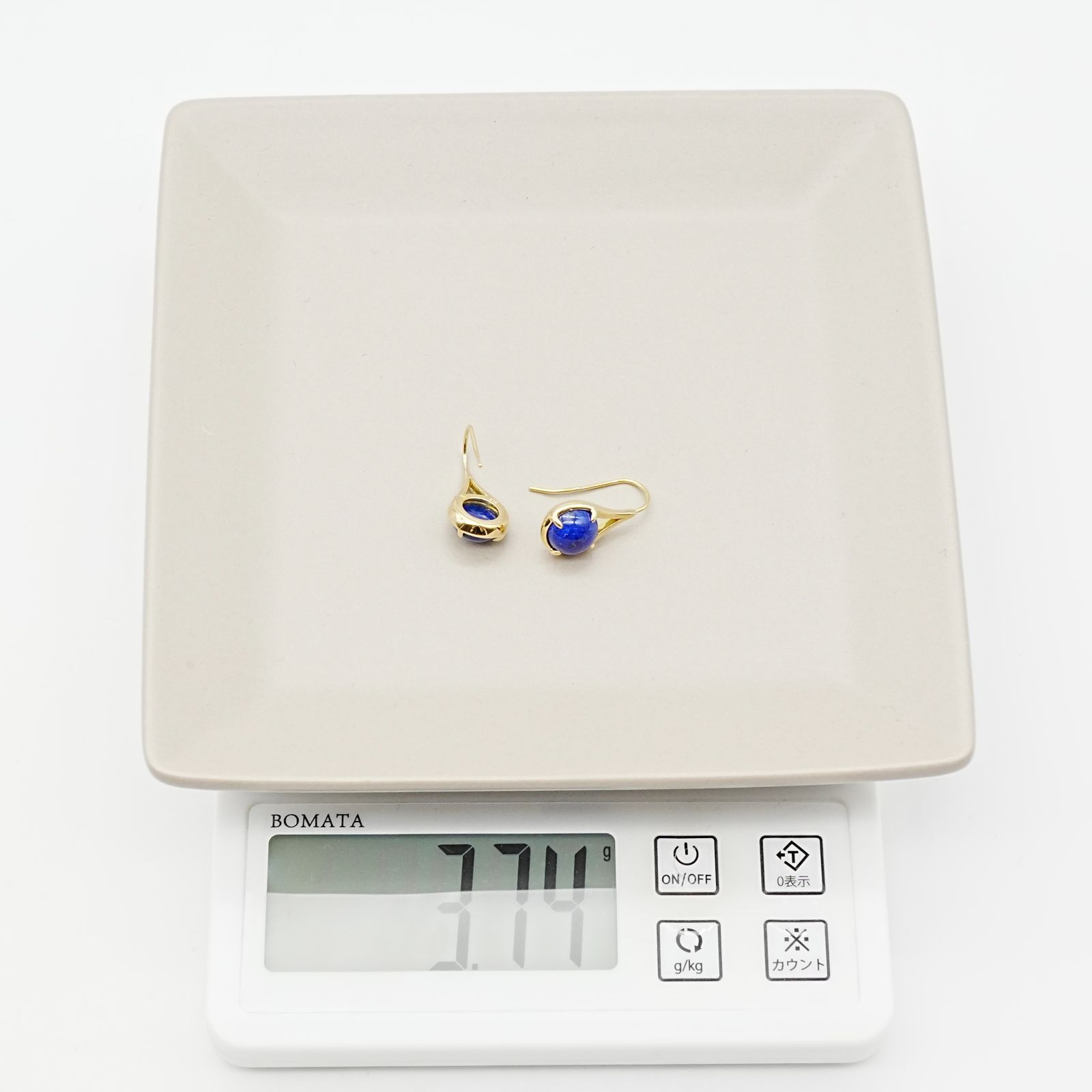 ヴァンドーム青山 K18 ドロップ ラピスラズリ ピアス/24-4537 - メルカリ