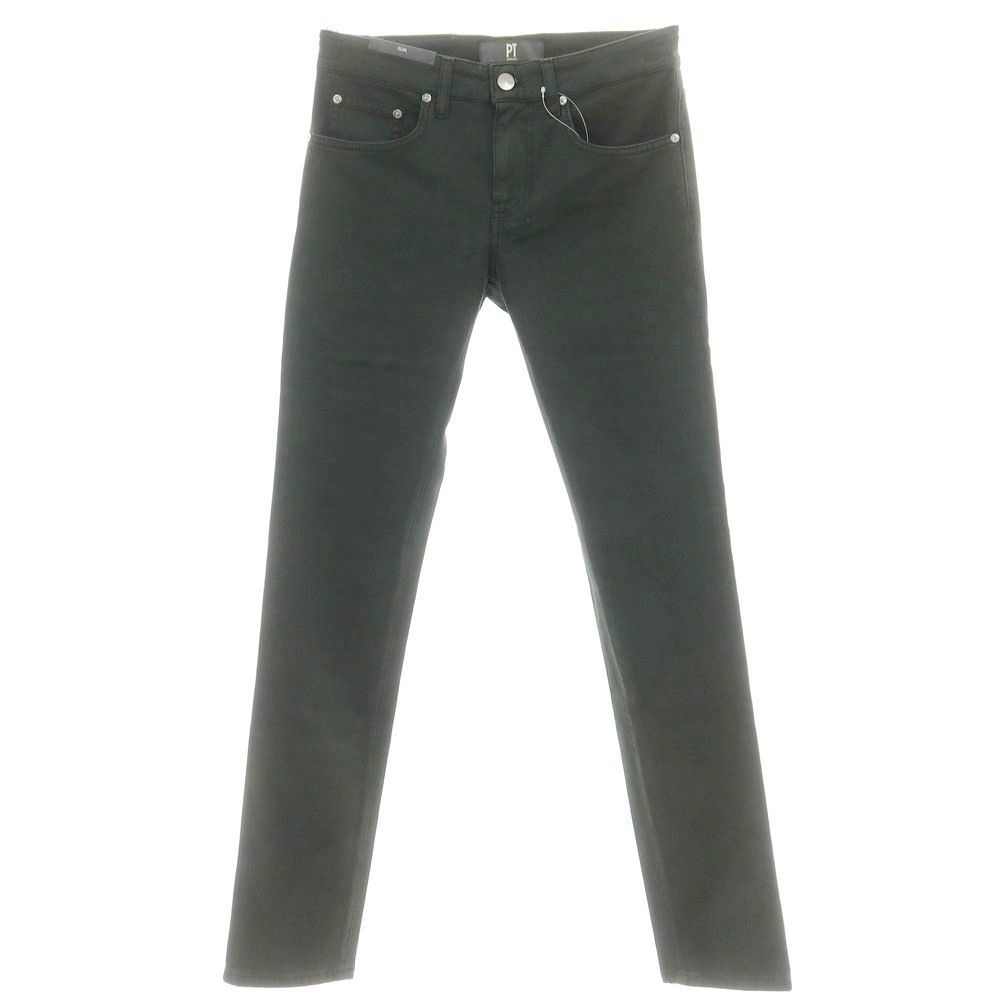 アウトレット ピーティートリノ デニム PT TORINO DENIM SWING ストレッチ コットンウール 5ポケットパンツ ダークグリーン サイズ29 メンズ