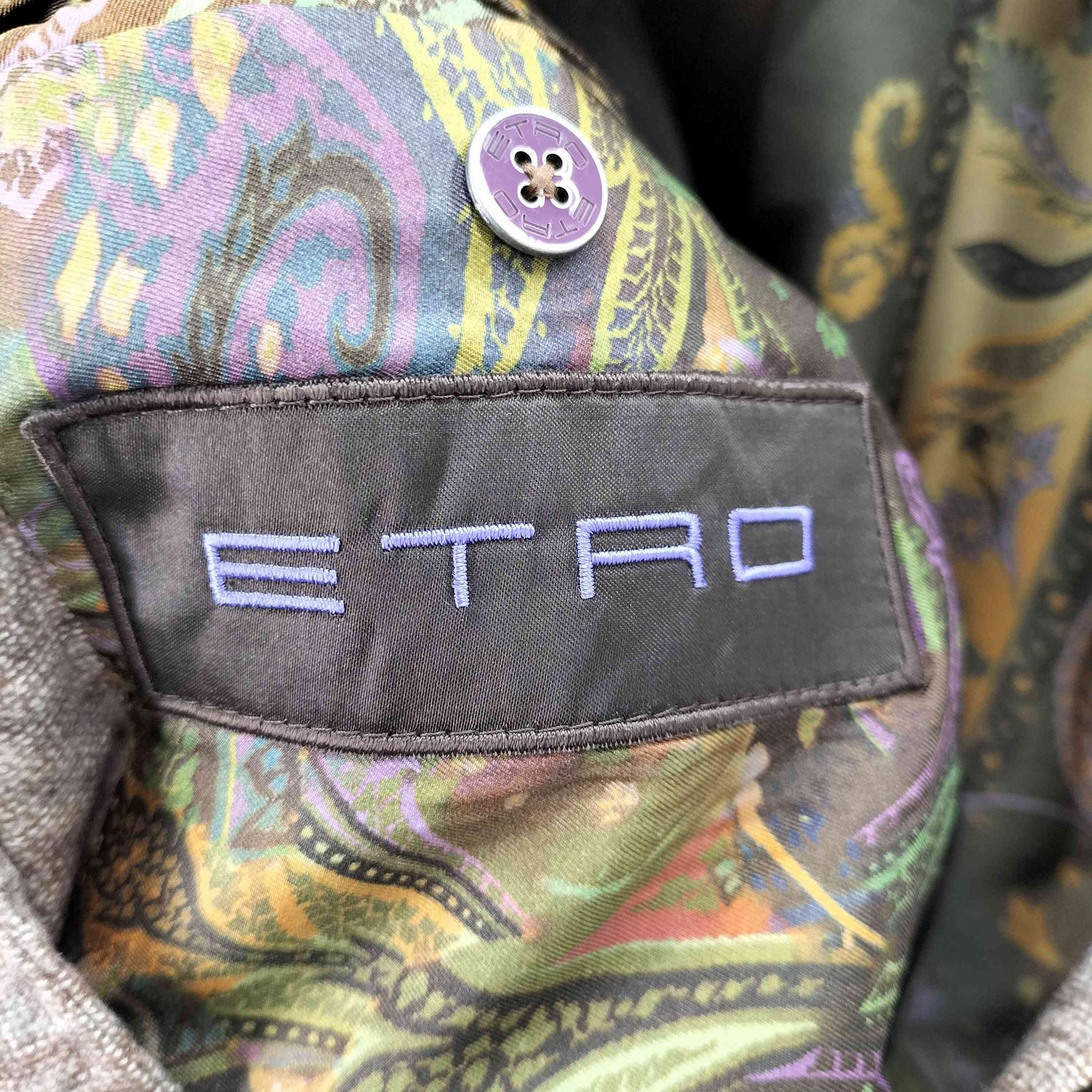 ETRO  イタリア製メンズジャケット(裏地シルク100%) ETRO イタリア製メンズジャケット(裏地シルク100%) ETRO イタリア製