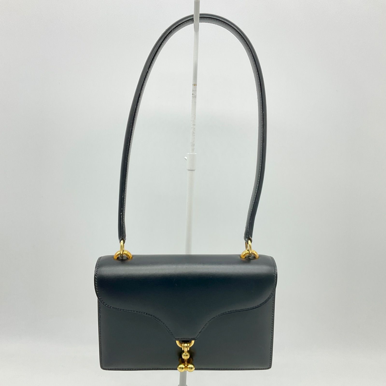 エルメス HERMES ミニケリー 〇S刻 ゴールド金具 ブラック