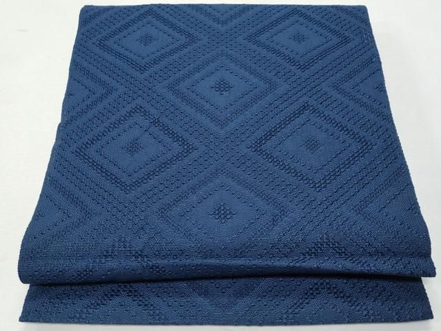 平和屋着物＊夏物 八寸名古屋帯 幾何学間道 正絹 逸品 CAAW6918fb