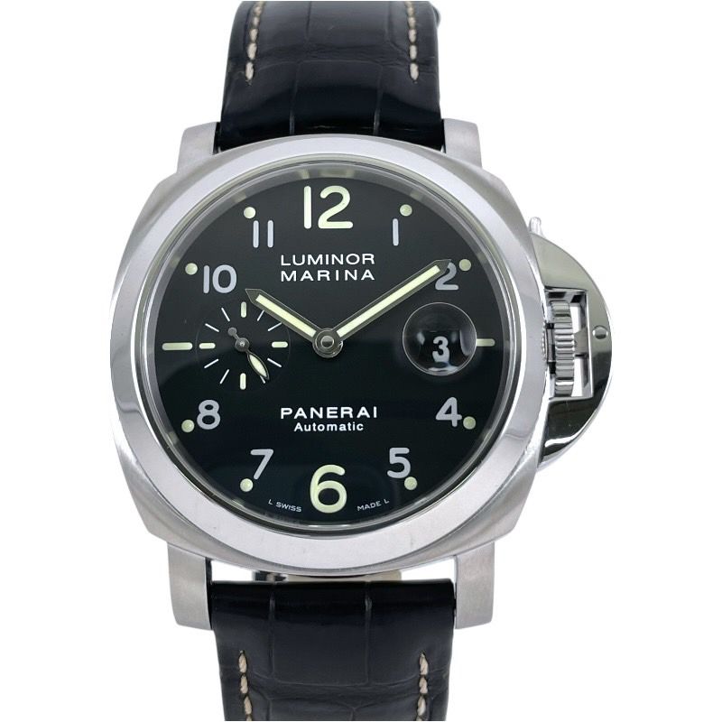 【PANERAI】パネライ ルミノールマリーナ 44mm PAM00164 腕時計 SS/レザー メンズ 自動巻き M番 2010年製