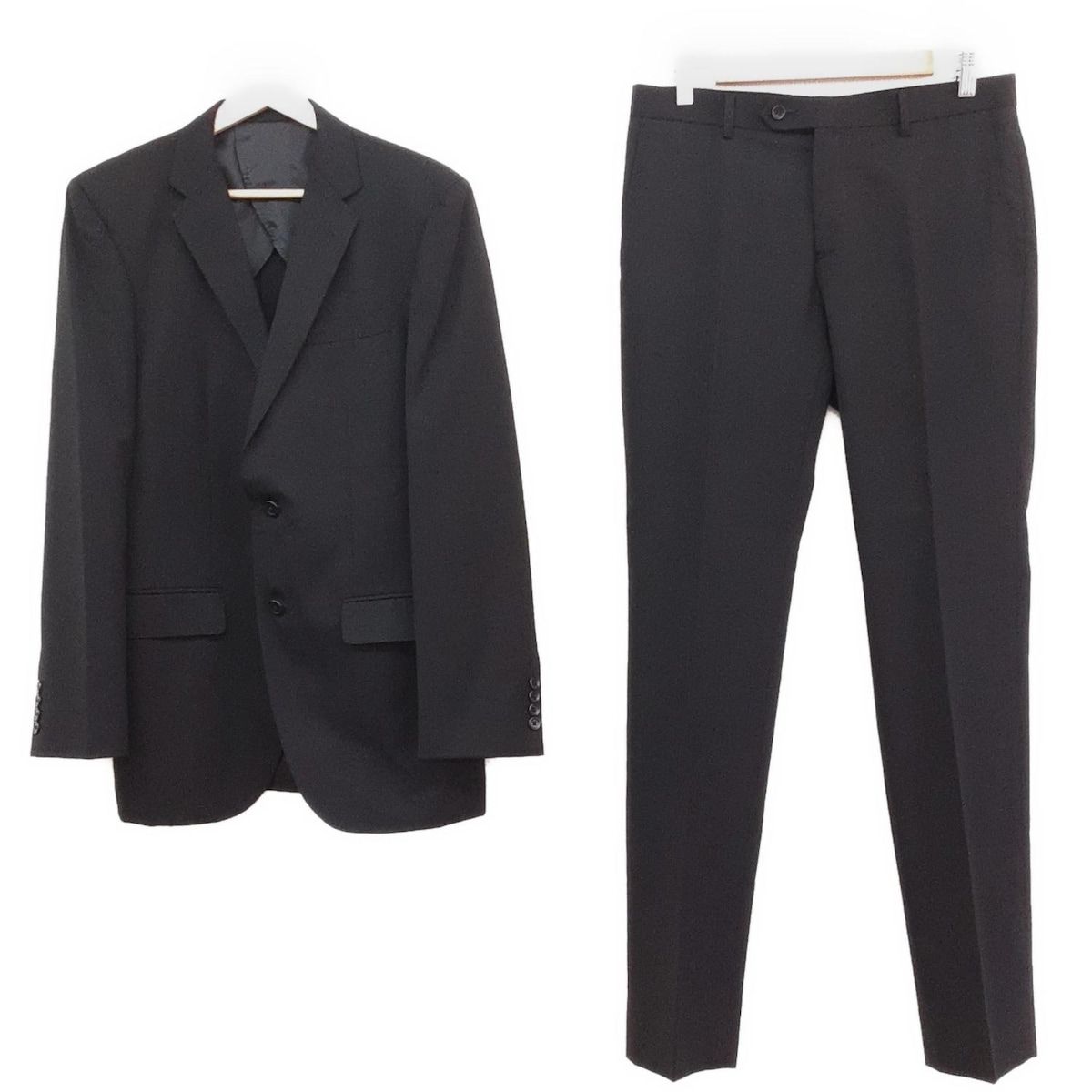 TETE HOMME テットオム シングルスーツ メンズ - 黒 ストライプ