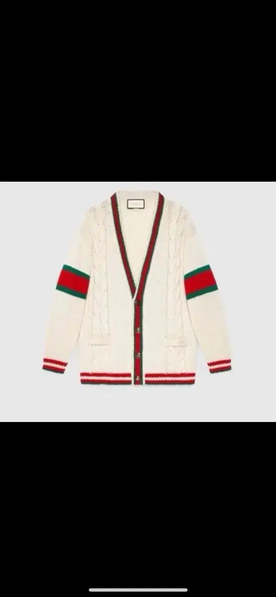GUCCI グッチ ケーブル ニット セーター カーディガン M