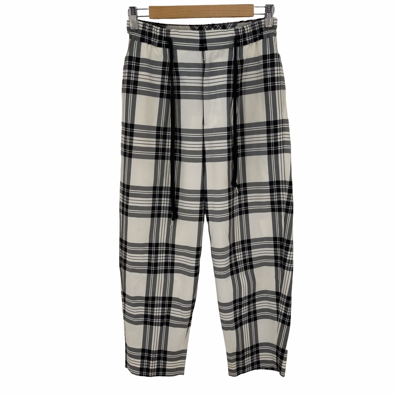 モンキータイム MONKEY TIME TW WHITE TARTAN WIDE 1P EASY PANTS ...