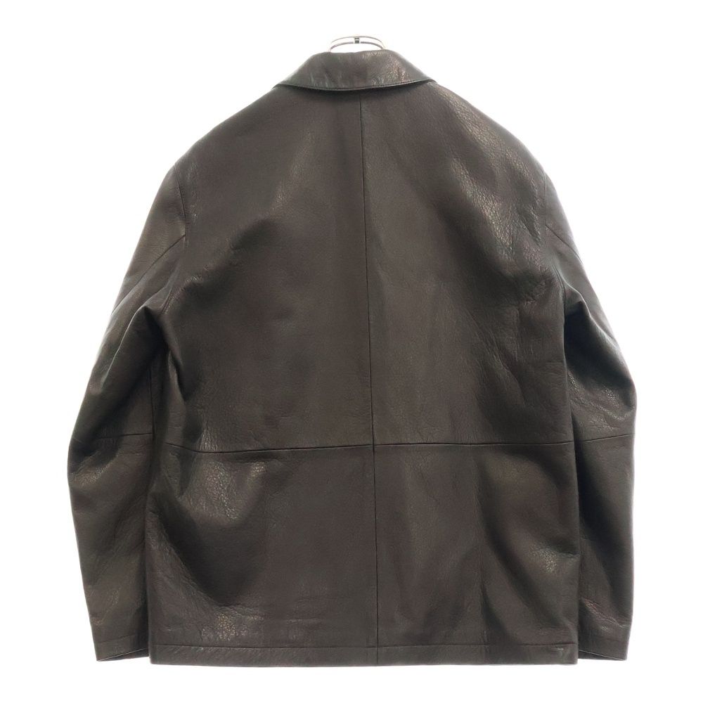 タグ付未使用✨AURALEE レザージャケット 3 ブラック ゴートスキン 本革 Auralee ジップアップ レザージャケット | ブラック | FARFETCH JP