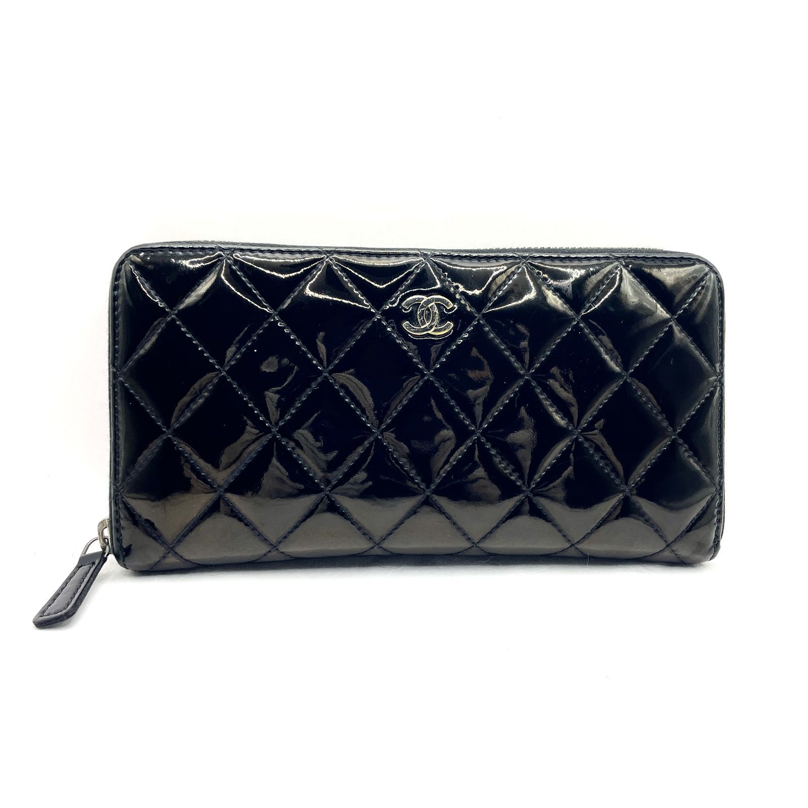 未使用・付属品全てあり】CHANEL マトラッセパテントレザー 長財布 