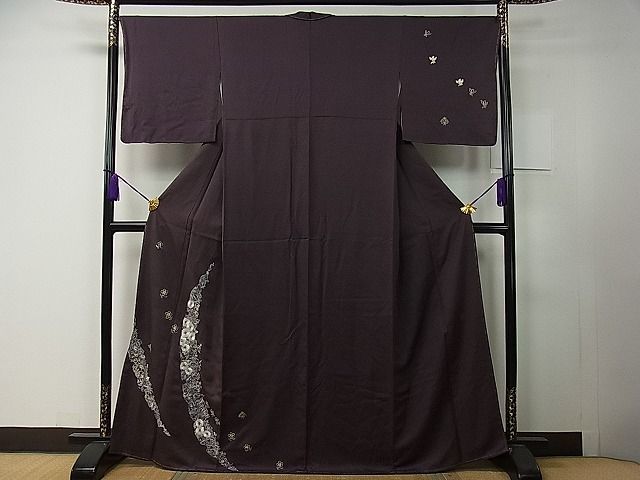 平和屋1□極上 山口美術織物 皇室 伊勢神宮御用 訪問着 総刺繍 雪芝花