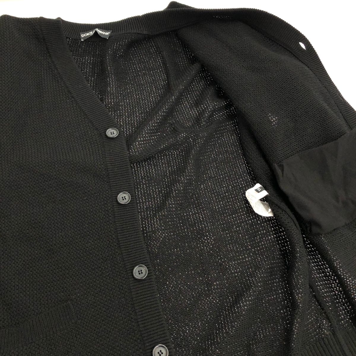 Dolce & Gabbana ウールカーディガン S 黒