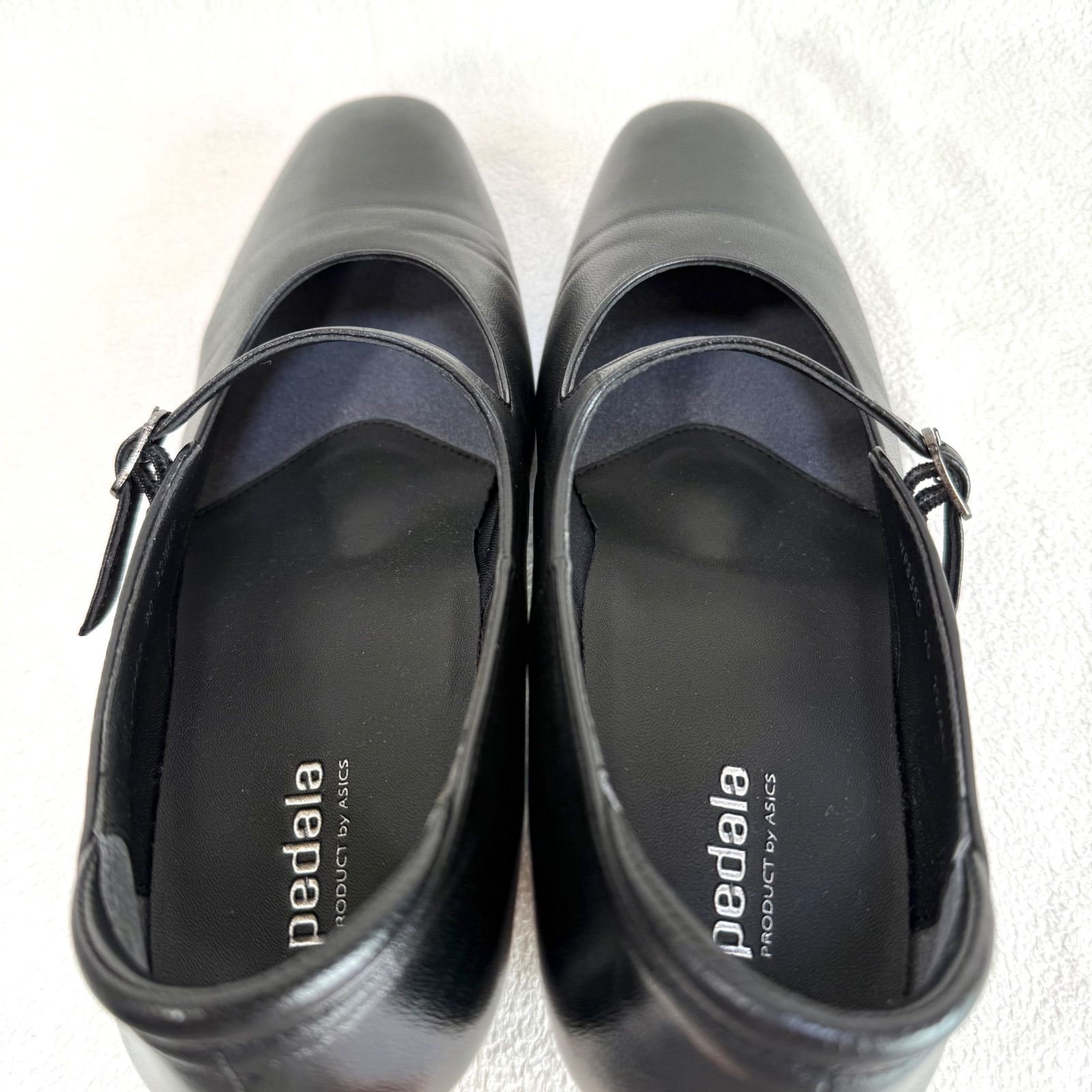 新品タグ付き】ペダラ ASICS ストラップ パンプス 黒 22.5 革 撥水 楽天市場】【P5倍!ブラックフライデー期間!要エントリー】アシックス