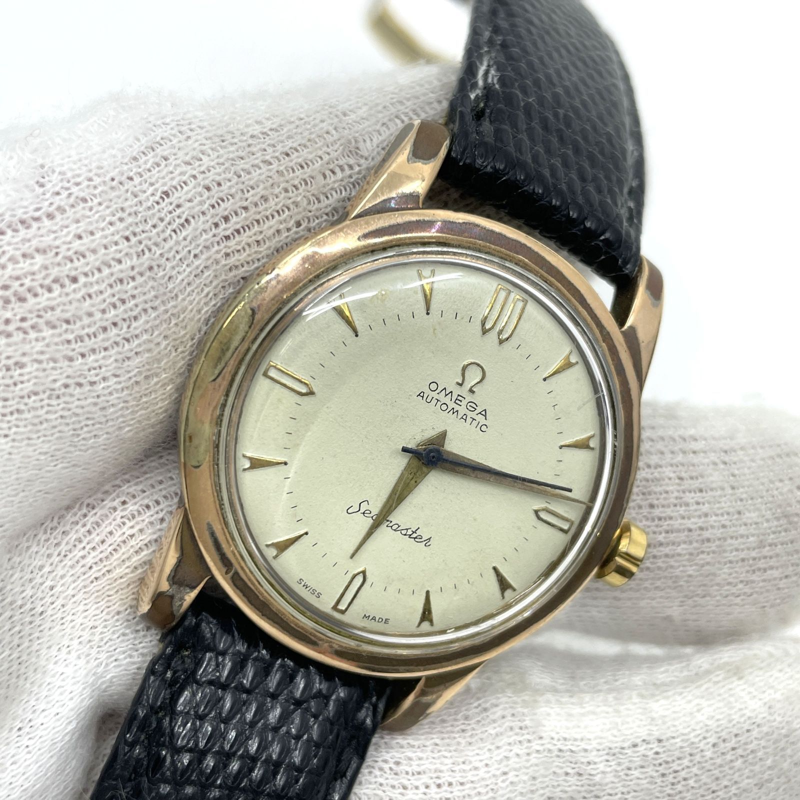 現状品 OMEGA シーマスター ヴィンテージ 自動巻き 時計 - メルカリ 