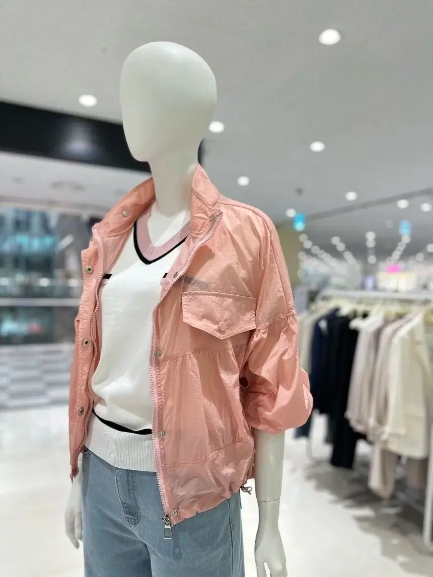 OLIVE des OLIVE オリーブ デ オリーブ シャカシャカ素材 シャーリングジャンパー