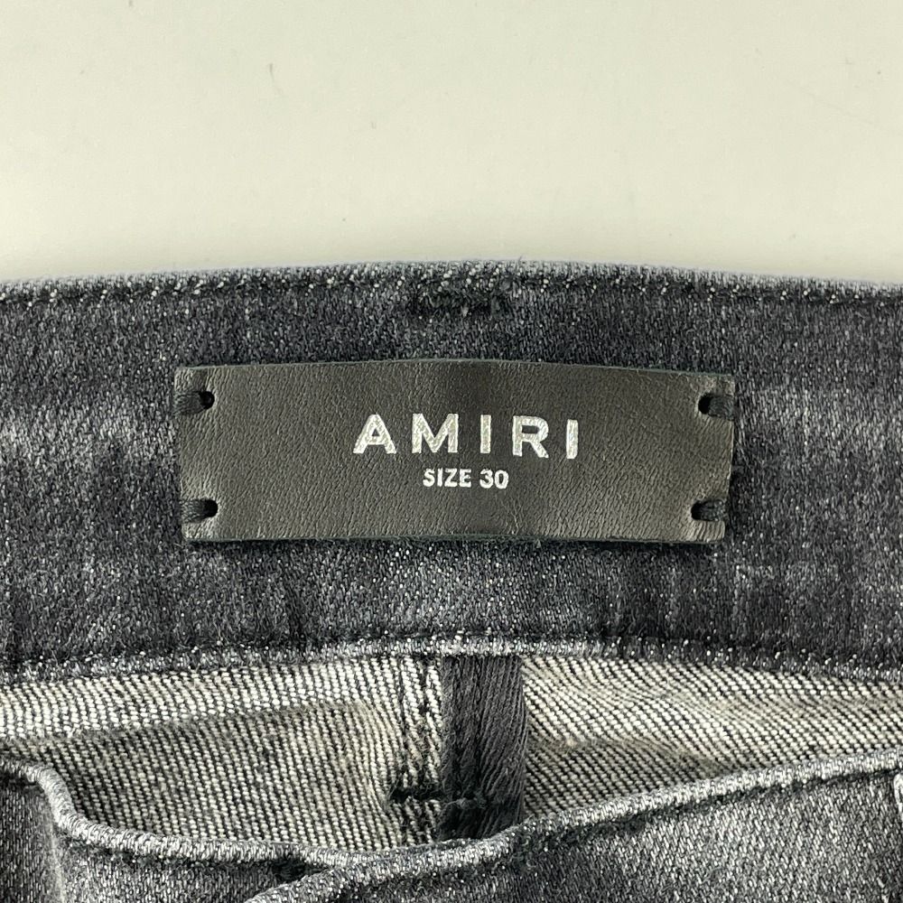 AMIRI アミリ 【新品同様/23AW】PF23MDS045 MX1 LEATHER JEAN