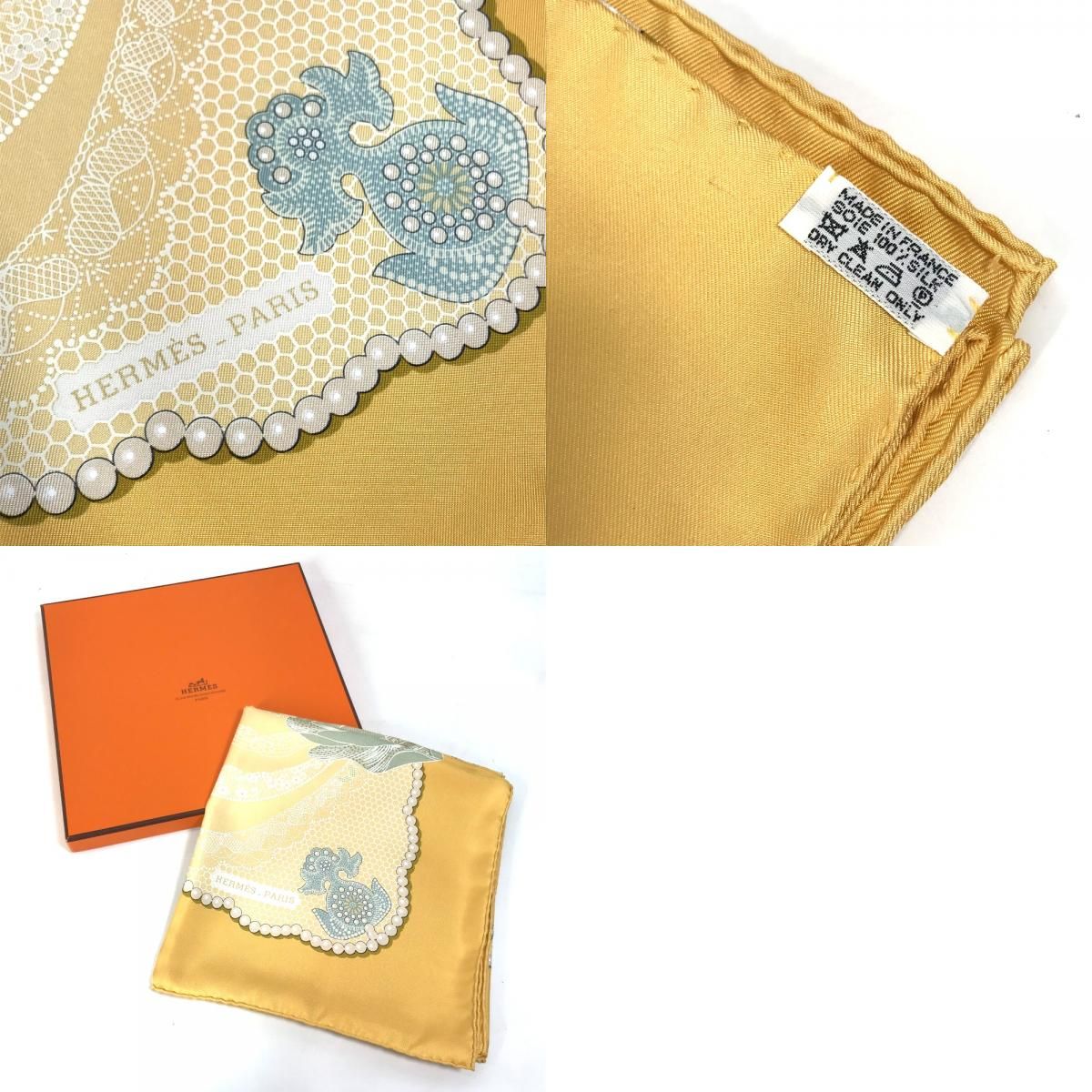 HERMES エルメス スカーフ Doigts de Fee 妖精の指 シルク