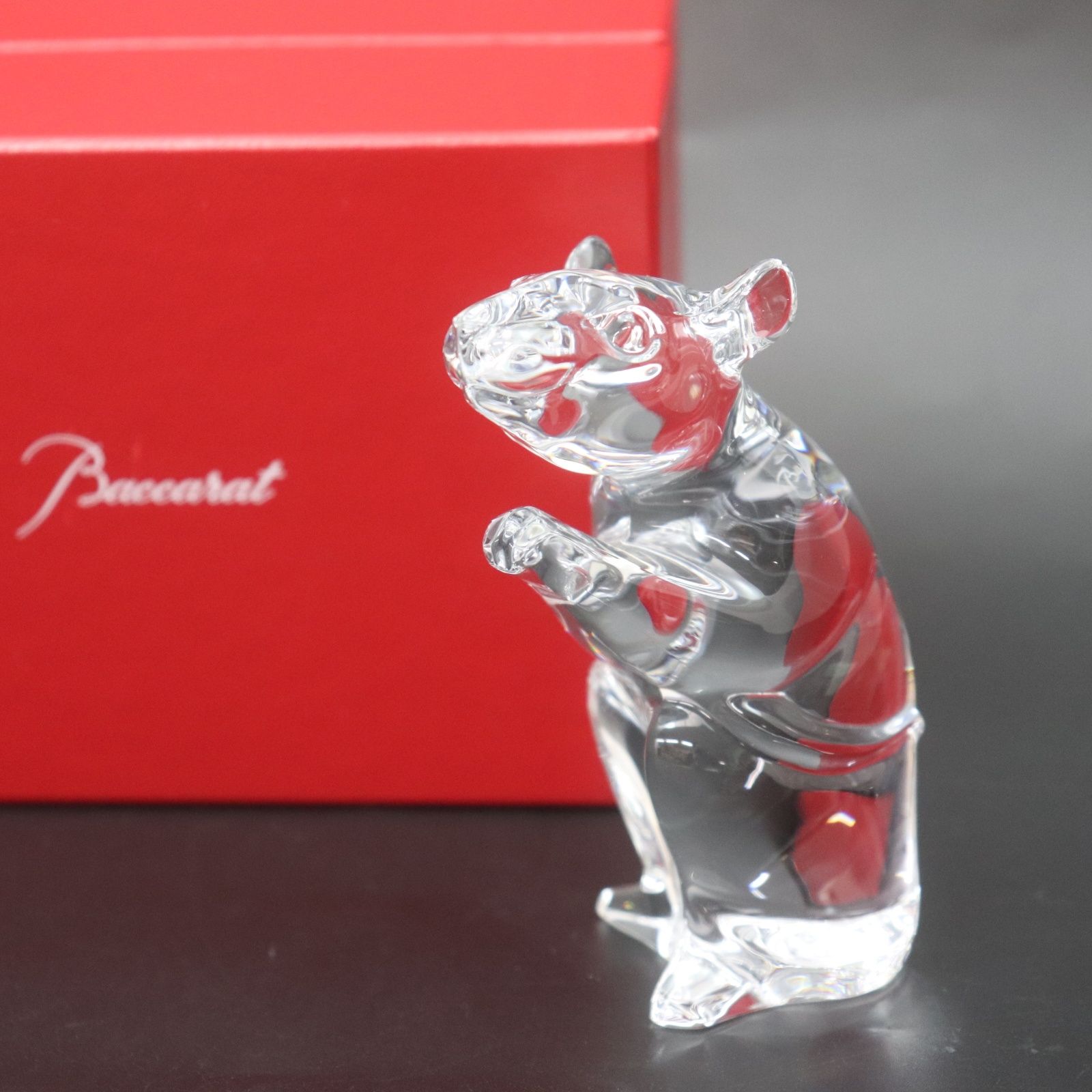 baccaratネズミ(干支シリーズ) ITII9EZ7ZNXU 未使用 保管品 Baccarat バカラ フィギュリン