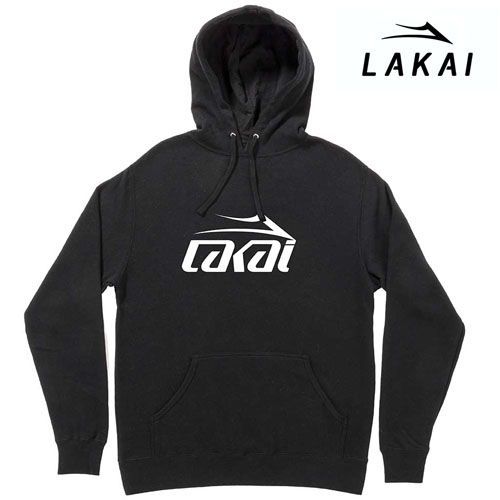 LAKAI BASIC P/O HOOD BLACK スウェットパーカー ラカイ