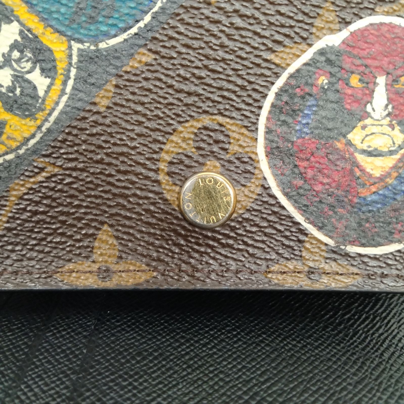 美品✨ルイ・ヴィトン 山本寛斎コラボ 歌舞伎 m67253/3つ折り財布 