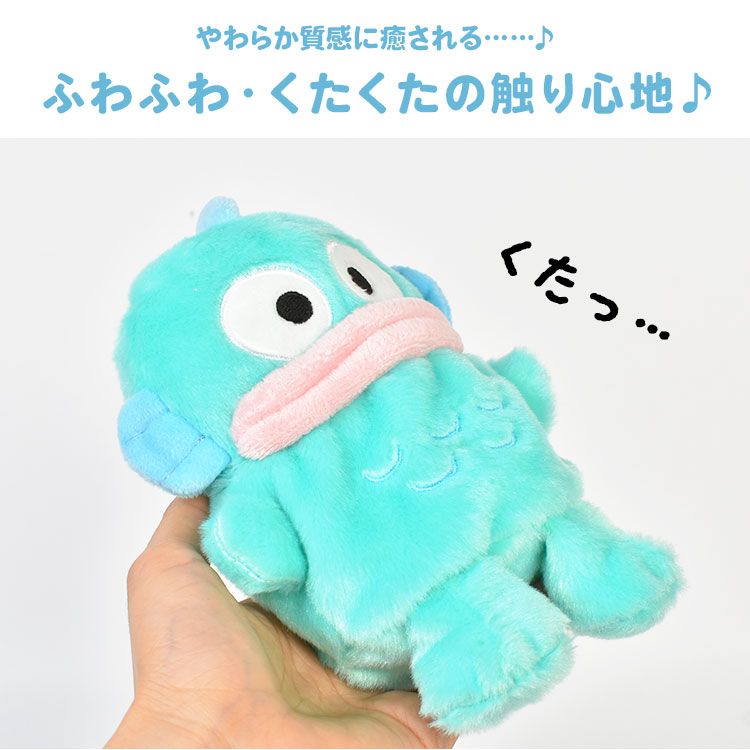 【新品・未使用】きゅびふわぬいぐるみ　ポチャッコ　ポムポムプリン　ハンギョドン★ 新品】✨ポムポムプリン ハンギョドン ポチャッコ セット売り