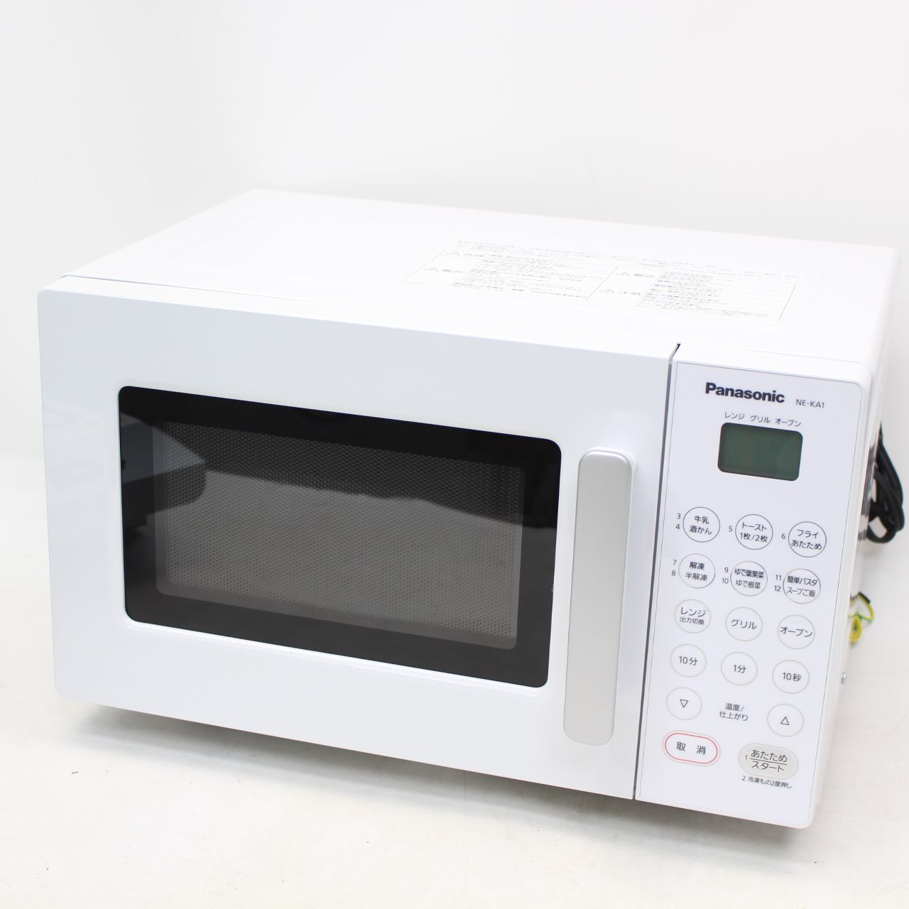 072)【使用僅か】Panasonic オーブンレンジ NE-KA1-W ホワイト 2024年