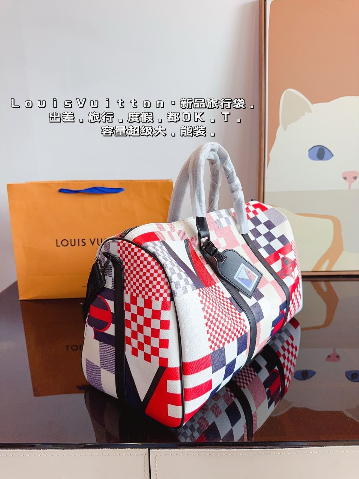 ルイ・イカール、四季-春、豪華限定版・定価１０万３千円、新品額付 今日特価】Louis Vuitton ルイ・ヴィトン 春夏限定新作 keepall