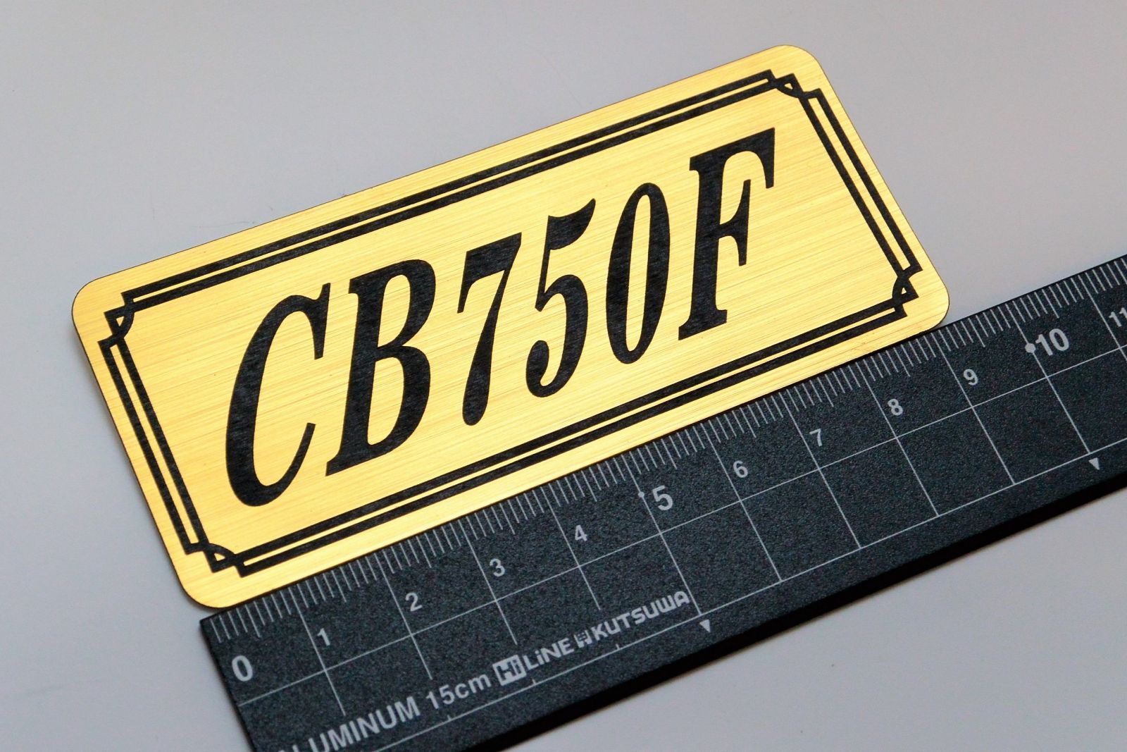 B-20-1 CB750F 金/黒 オリジナル ステッカー CB A B C D Z ビキニカウル サイドカバー カウル カスタム 外装 タンク  スイングアーム 等に - メルカリ