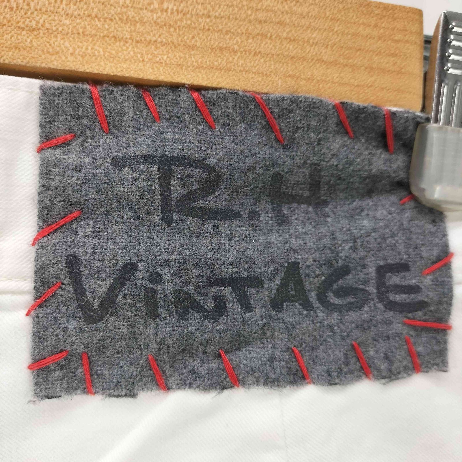 RH Vintage ホワイト ストレートデニムパンツ　サイズ24 R.H.VINTAGE 「R.H. Vintage」 デニムパンツ 24 ホワイト