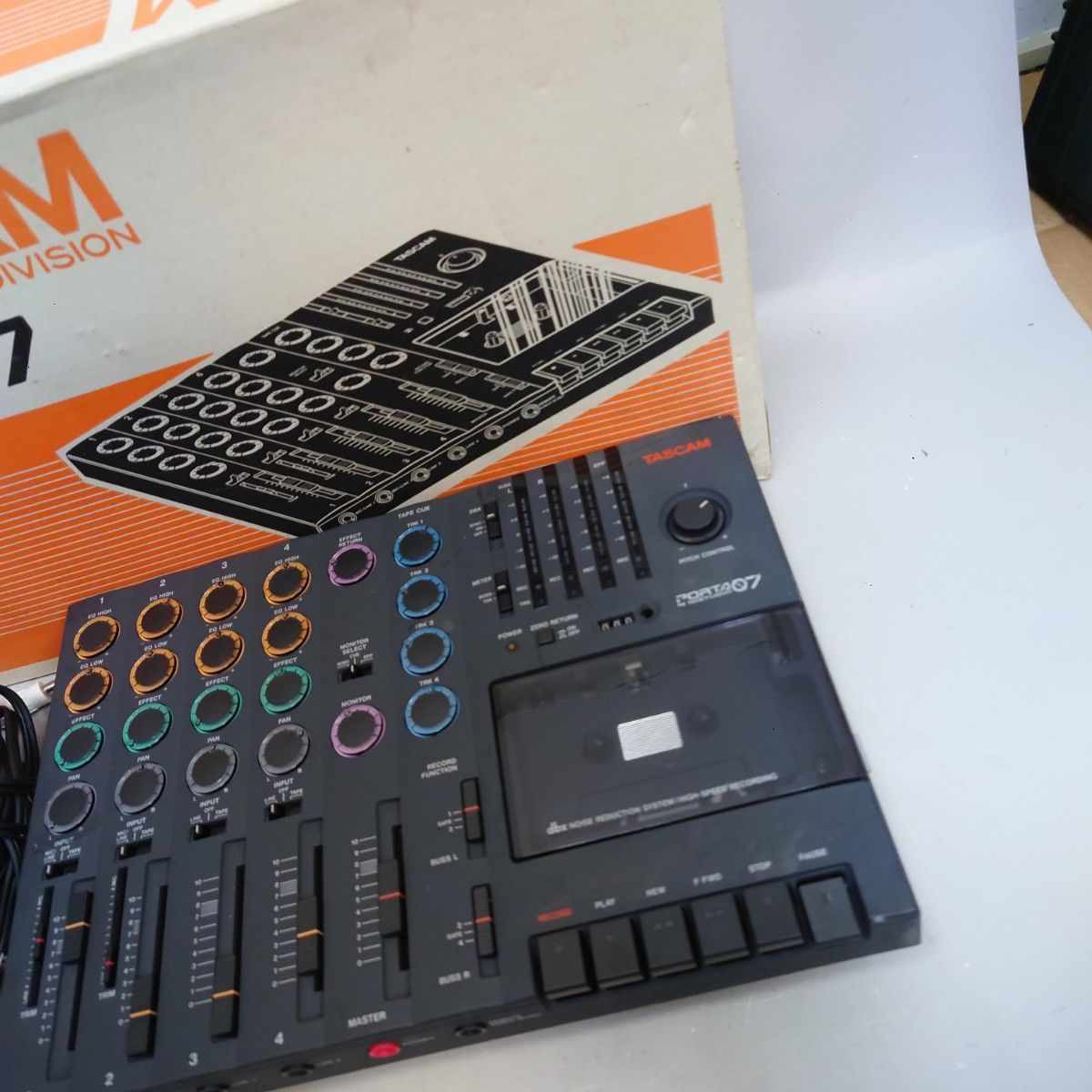TASCAM PORTA07 Ministudio カセットMTR 4トラック マルチトラックレコーダー 元 き タスカム 動作品 z-2276