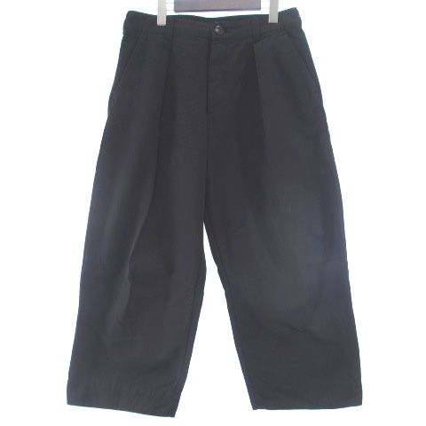 トゥーグッド toogood THE TINKER TROUSER クロップド ワイドパンツ 9分丈 黒 ブラック 5 XL