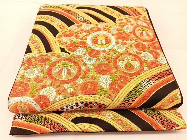 507my2△袋帯 金糸 唐花 鳳凰 飛雲 菱 六通△美品 507my2△袋帯 金糸 唐花 鳳凰 飛雲 菱 六通△美品 - メルカリ