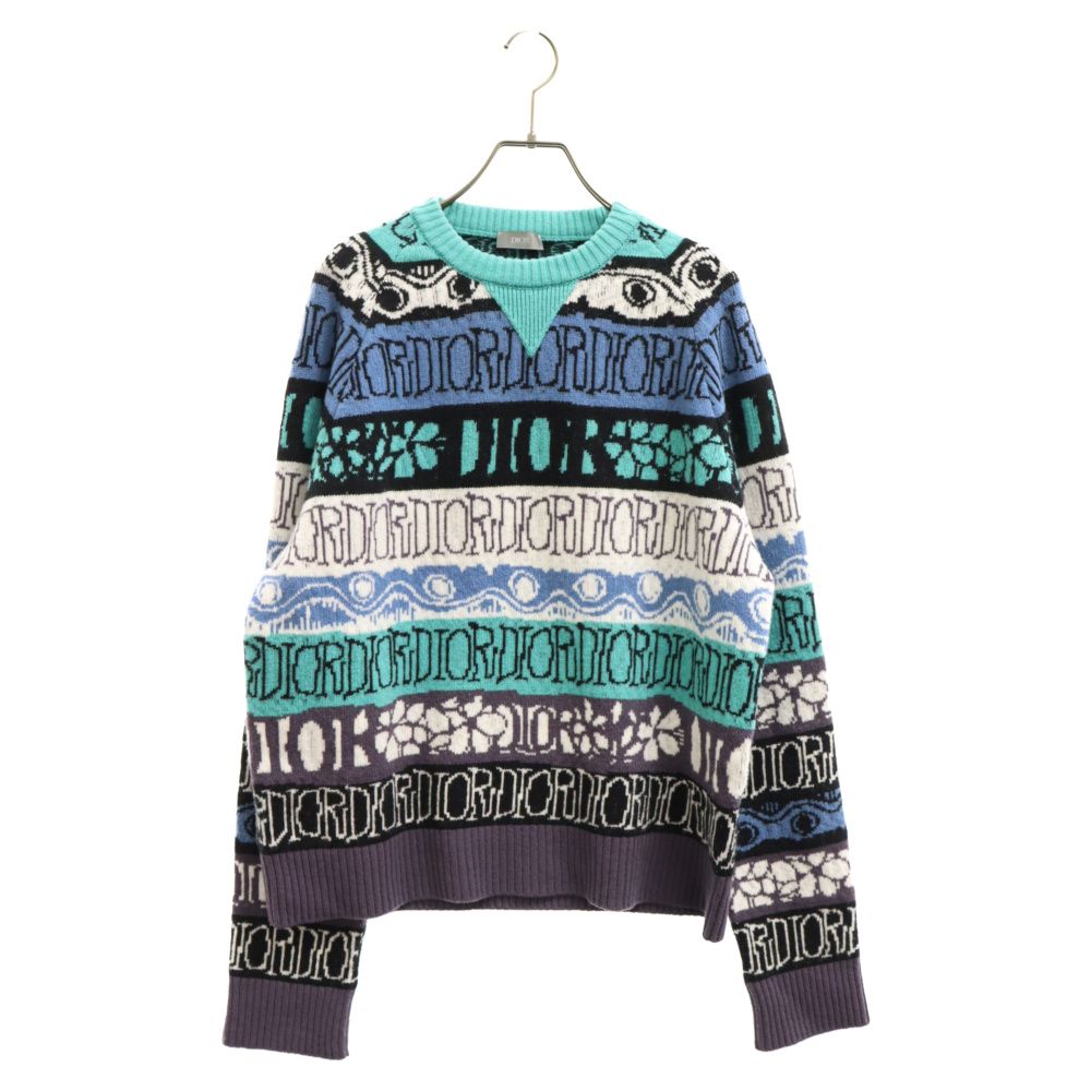 DIOR (ディオール) 20AW×Shawn Stussy Multicolor Wool Jacquard 